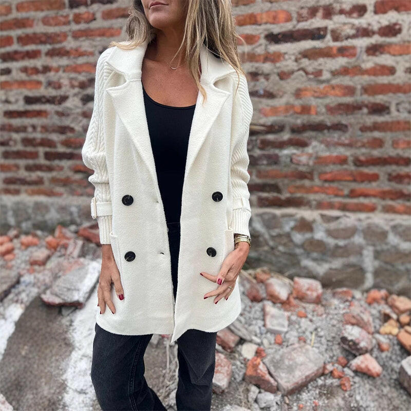 DEBORAH™ | Mid-Length Double-Breasted Coat