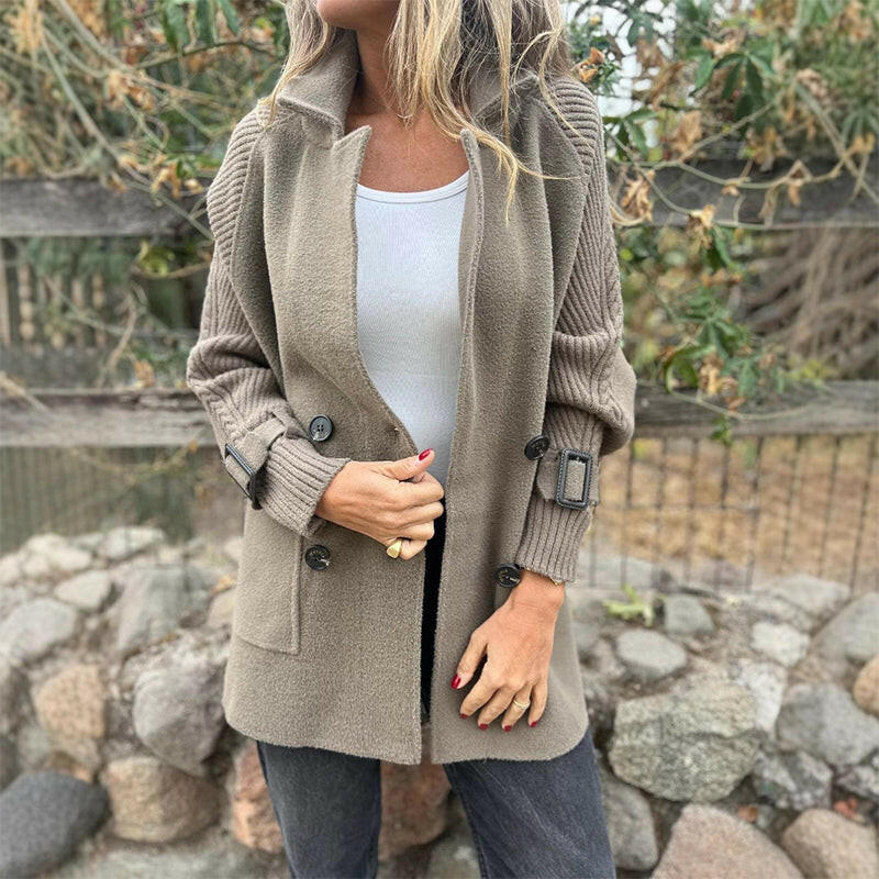 DEBORAH™ | Mid-Length Double-Breasted Coat